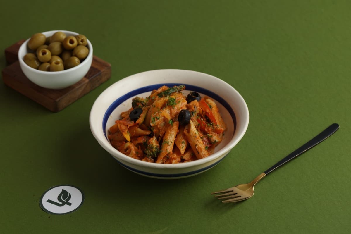 Fresh vegetable pasta